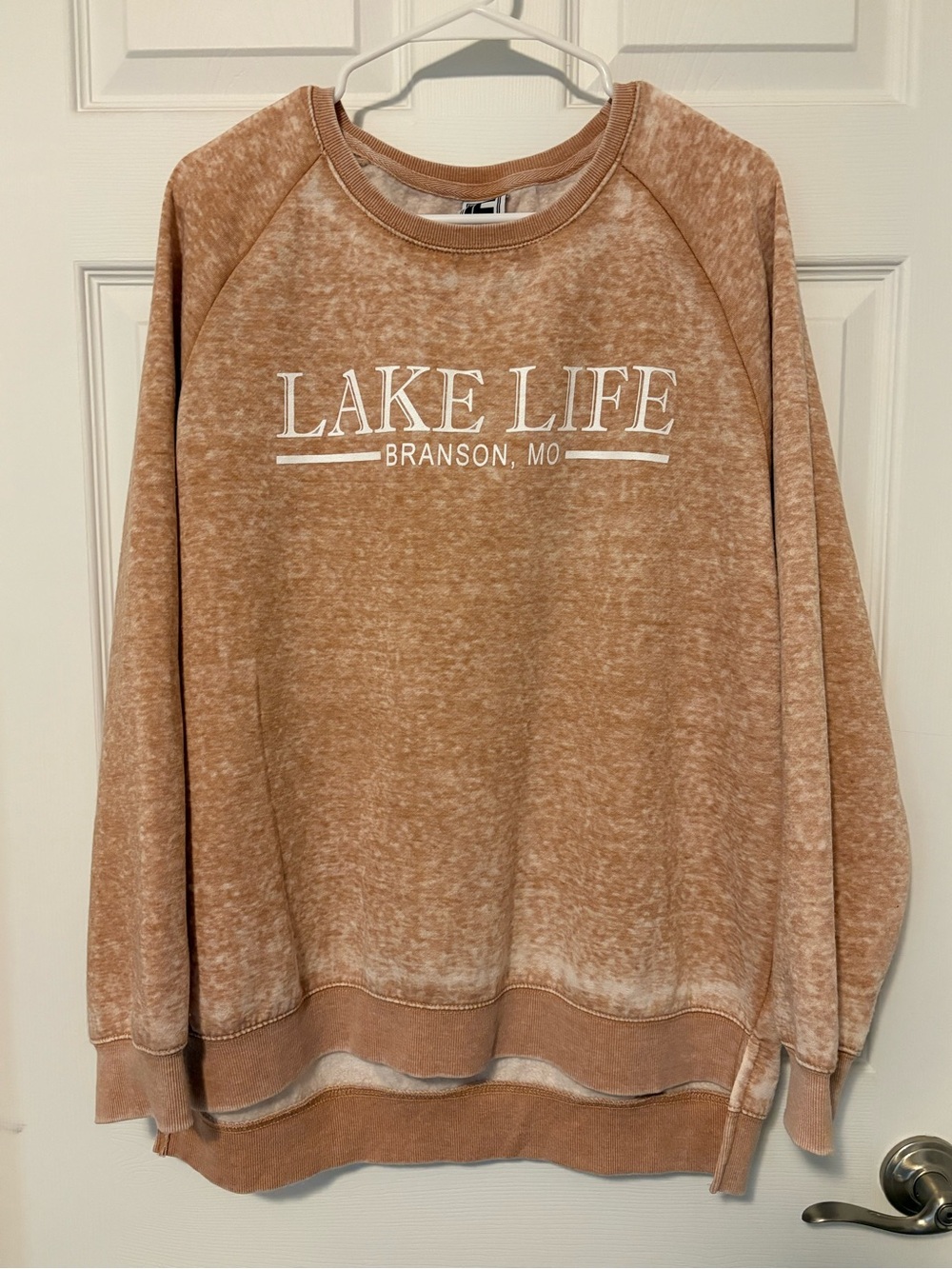 Lake Life Branson, MO Women's Crewneck Sweatshirt - Dusty Rose Gold